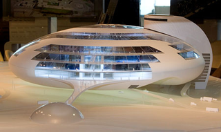 Illustration for article titled Buildings That Look Like Famous Spaceships: A Gallery